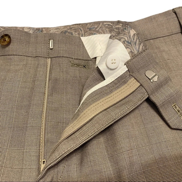 Lauren Ralph Lauren Crosshatch Flat Front Dress Pants - Picture 3 of 8